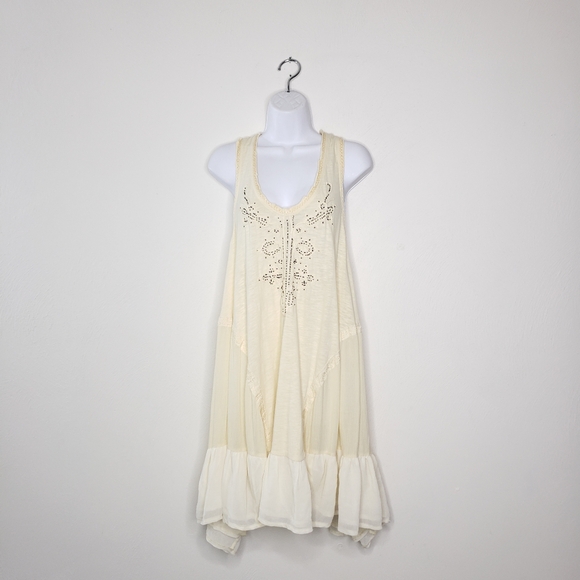 Free People Beaded Boho Sleeveless Dress - Picture 2 of 15